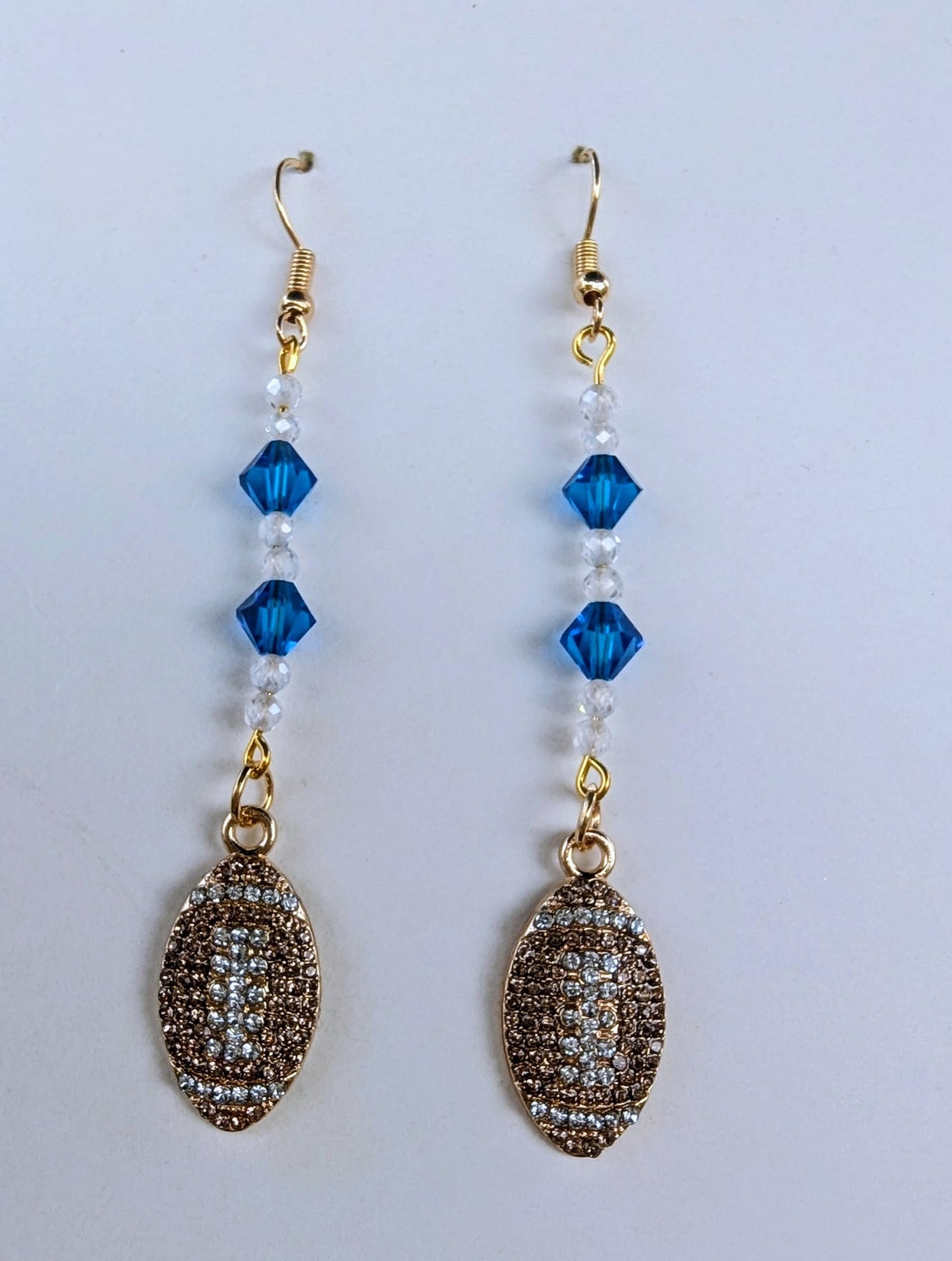 Blue and White Footballs